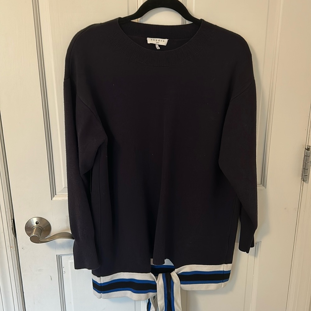 Sandro Sweater in Navy (size 2/M)